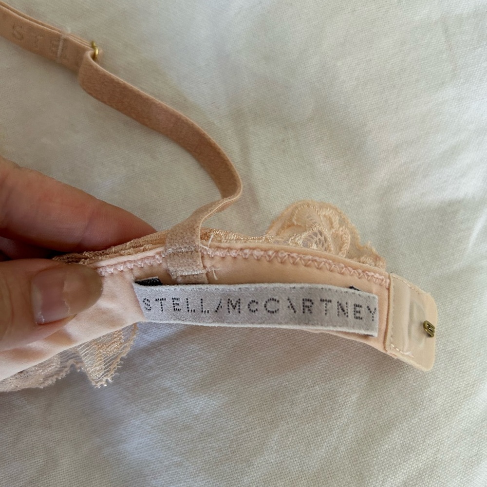 Stella McCartney Sophie Surprising Lace Bra Peony soft cup S NWT - Picture 3 of 6